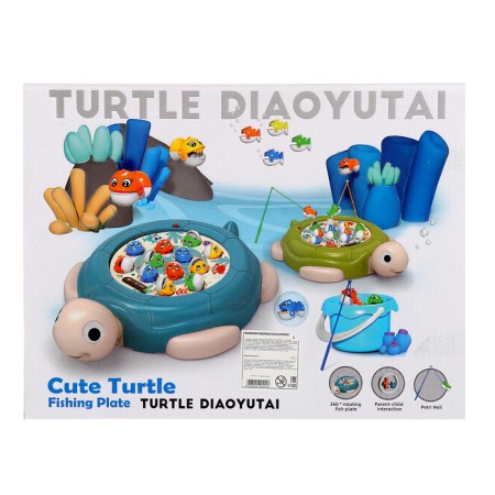 Fishing "Turtles", 12 fish, Mix colors-11