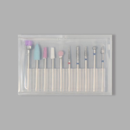 Tretens for manicure in a plastic organizer, 10 pcs-6
