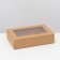 Box fold, pencil case, with a window, craft, 25 x 16 x 6 cm