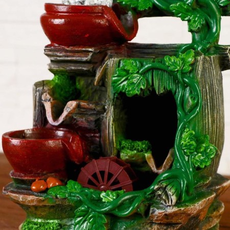Fountain "Old barrel in Liana" 13.5x17.28 cm (with backlight)-1