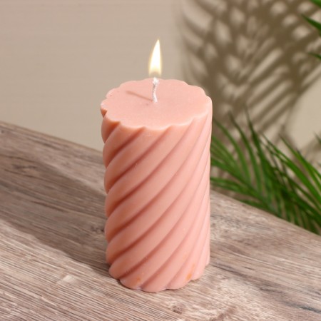 Candle "Pillar" 7.5x7.5x15 cm, soy wax, mix-1