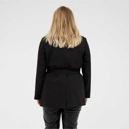 Women's jacket with a Mist Plus-Size belt, size 58, black color-6