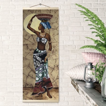 Picture on the numbers "Panel. African style ", 35 × 88 cm, 24 colors