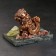Souvenir "Brownie with a hill", 7x10x8 cm, coil, gypsum