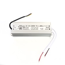 Electronic transformer for 12 W LED tape, Feron, LB007, 16.5A, 200 W