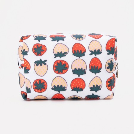 Cosmetic bag with lightning, white/multi -colored color-1
