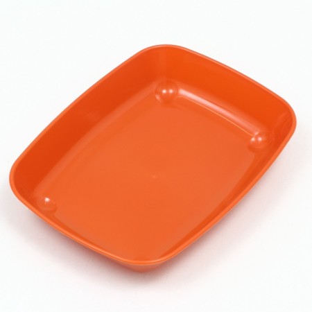 Rounded toilet without a mesh 33.5 x 25 x 6 cm, brown-4