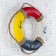 Rescue Circle with twig "Welcome on Board", anchori, 7*50*50 cm, multi -colored