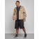 Jeaning jacket men's, size 50, beige color