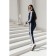 Female ishomine is a suit, size 50, dark blue color