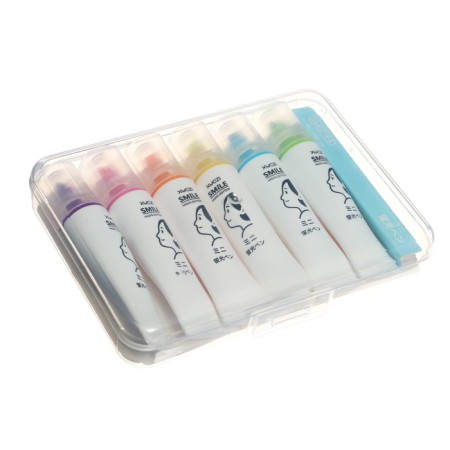 A set of markers-textbooks 6 pieces, 6 colors, mowed, tubes-6