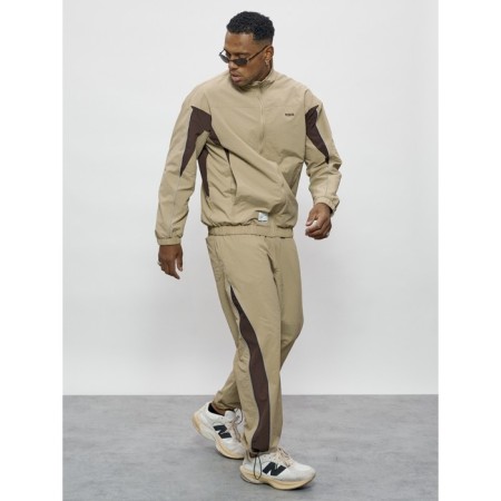 Sports suit men's, size 48, beige color-12