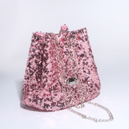 Bag-clate on the magnet, the color is pink-1