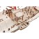 A prefabricated model of wood “Ship with sails. Junk"