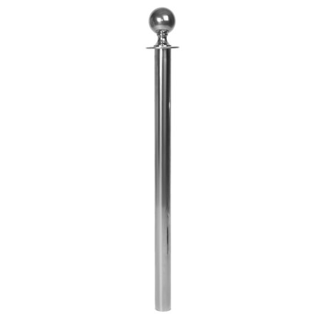 Silver fence stand Calligrata, height-95cm, diameter 5.1 cm, floor diameter-32cm-3
