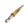 Drill step tundra pro, HSS, tin, spiral profile, hexagon. Saar, 4-12 mm