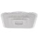 Lamp with PDU 69532/1 LED 153W Dimmer white 50.5x50.5x6.5 cm Bayerlux
