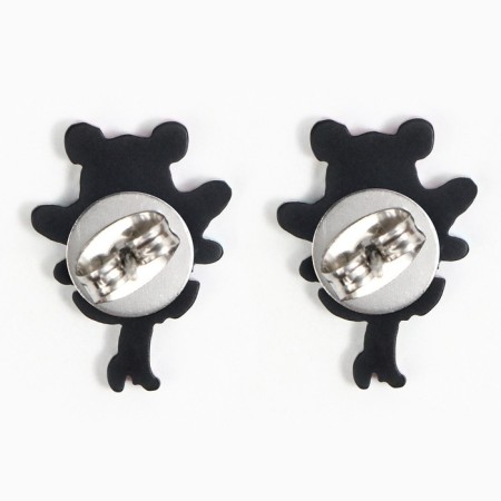 Earrings "Magic", 2 x 1.5 cm-3