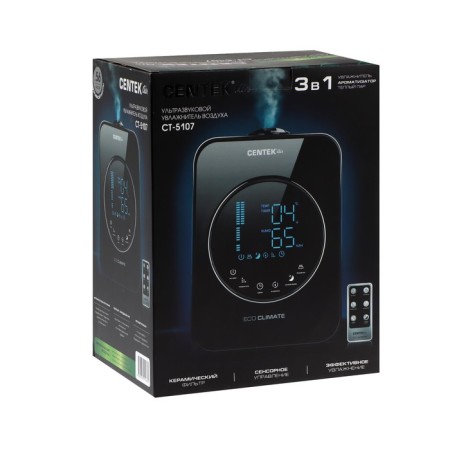 Air humidifier Centecct-5107, 40 watts, 4.5 l, 20 m2, black-3