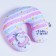 Children's pillow for travel Antistress "Striped Unicorn"