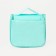 Cosmetic bag, a lightning department, with a handle, with a hook, mint color