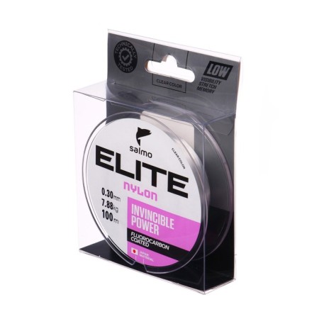 Monophile Flake Salmo Elite Fluoro Coated Nylon, diameter 0.3 mm, test 7.88 kg, 100 m, transparent-1