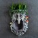 Suspending decor-feed for birds "goblin", polystone, 23cm, gray, good souvenirs, street souvenirs
