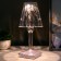 Table lamp 16862/1PR LED 0.8W 4000K USB AKB transparent 12x12x26 cm Risalux