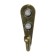 Hook furniture tundra TKO001, one -rod, bronze, 50 pcs