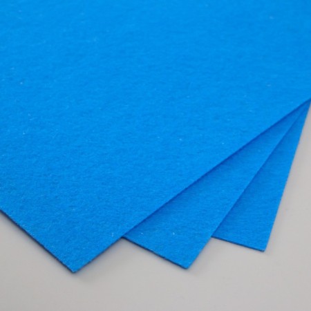 A set of hard felt "Astra" (3 pcs) sky-blue, 1 mm, 160 g, 20x30 cm-2