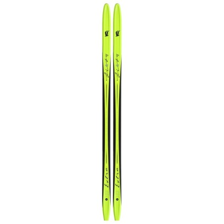 Plastic skis, 120 cm, with a notch, the color of mix-9
