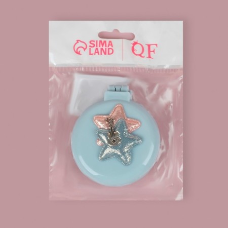 Massage comb “soft animals”, folding, with a mirror, D = 7.5 cm, Mix drawing-11