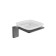 Soap dish IDDIS SLIDE SLIGMG0i42, 107x116x71 mm, matte glass, color graphite