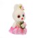 Foam toy "Bunny with flowers", 13 cm