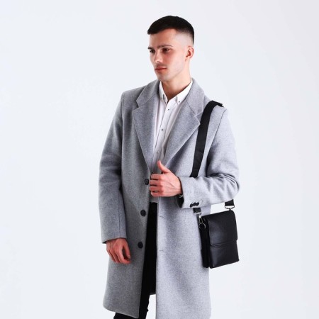 Male bag, black color-4