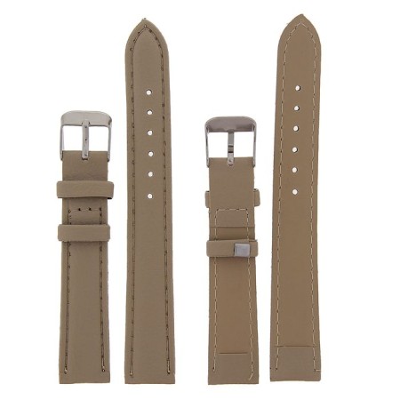 Solomon watch strap, 16 mm, eco-leather, L-18 cm, beige-1