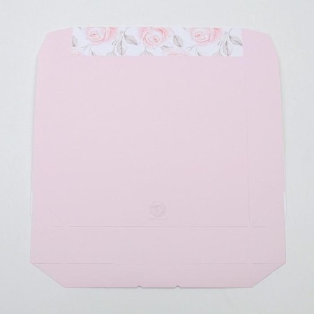 Confectionery packaging, boxing box "Flowers", 20 x 20 x 4 cm-3