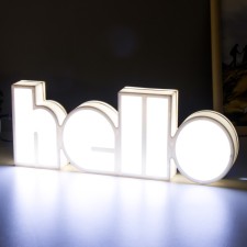 Hallow's nightlight Led usb from 3haa white batteries 36x13x4 cm Risalux