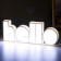 Hallow's nightlight Led usb from 3haa white batteries 36x13x4 cm Risalux