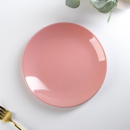 Poramic dessert shade "pastel", d = 19 cm, pink color