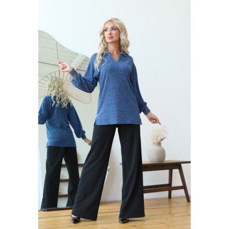 Female pulver, size 42, blue color-14