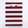 Gift box-package, packaging with a cut handle, "stripes", 12 x 6 x 16 cm