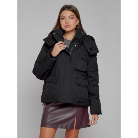 Winter jacket, size 44, black color-6