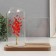Photo frame wood 9x13 cm with backlight "Red tree" from batteries 2hlr1130 19x9x18.5 cm