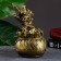 Figure "Cash Tree" aged gold, 17x11x11cm