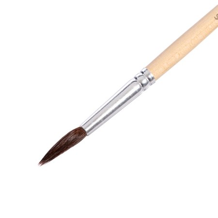 Squirrel Brush Round No. 6, handle tree-2