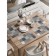 A set of napkins for setting the table "Monochrome patchwork", rectangular, rounded edges, size 30x46 cm, 4 pcs