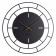 Wall-wall clocks of metal "Venice", silent, D-50 cm, black, aa