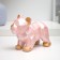 Figure "Bulldog polygonal" pink, 14x19cm