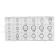 Stop rings set, 300 pcs